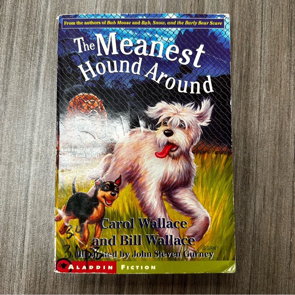 The Meanest Hound Around by Carol Wallace, Bill Wallace Book Retired